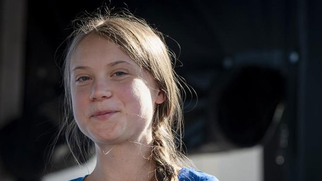 Greta Thunberg, en el ojo del huracn por posar en un silln de...