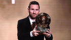 Leo Messi, con su sexto Baln de Oro.