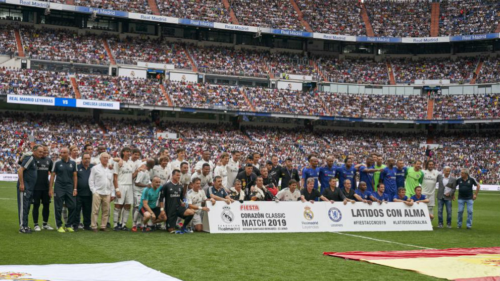 A picture from last year&apos;s Corazon Classic Match between Real Madrid...
