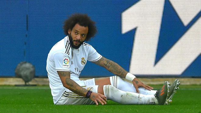 Marcelo is injured and will not travel to Barcelona