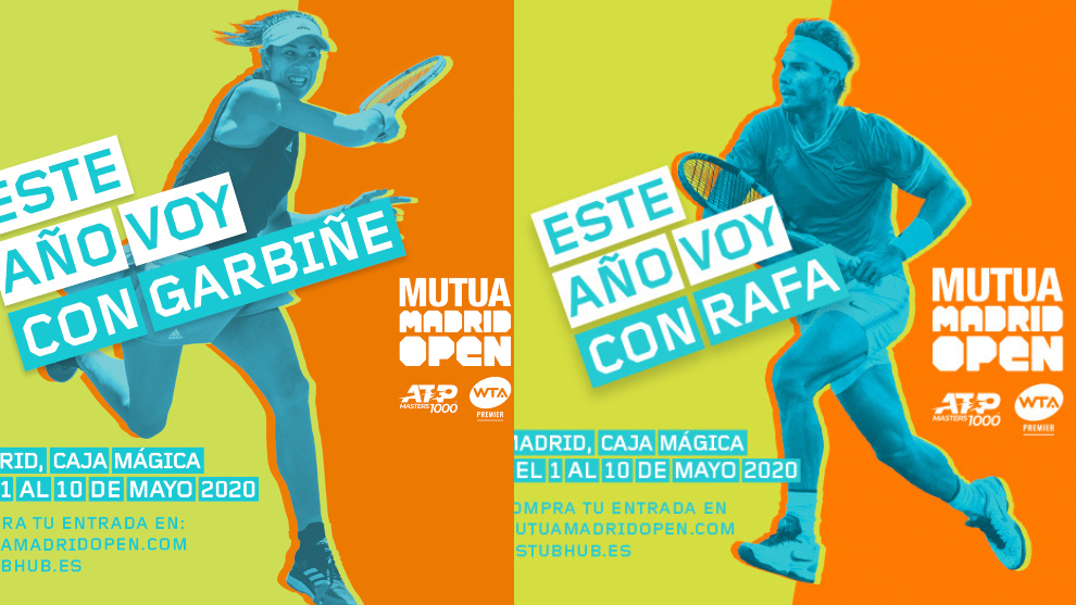 Imgenes promocionales del Mutua Madrid Open 2020
