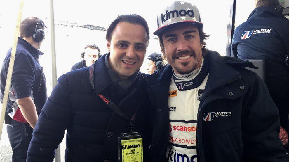 Felipe Massa y Fernando Alonso.