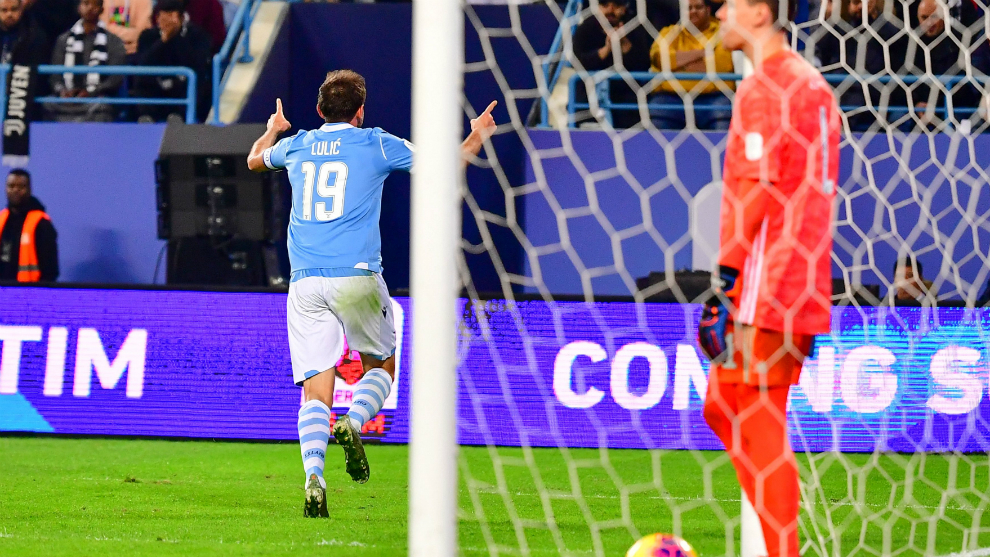 Lulic celebra su gol a la Juventus