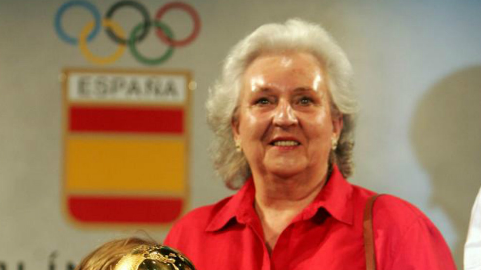 Doña Pilar de Borbón, durante un acto del Comité Olímpico Español...
