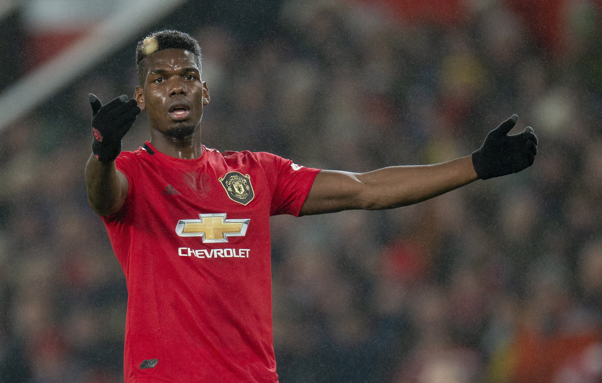 Manchester (United Kingdom), 26/12/2019.- Manchester Uniteds Paul <HIT>Pogba</HIT> in action during the English Premier League soccer match between Manchester United and Newcastle United at Old Trafford, Manchester, Britain, 26 December 2019. (Reino Unido) EFE/EPA/PETER POWELL EDITORIAL USE ONLY. No use with unauthorized audio, video, data, fixture lists, club/league logos or live services. Online in-match use limited to 120 images, no video emulation. No use in betting, games or single club/league/player publications