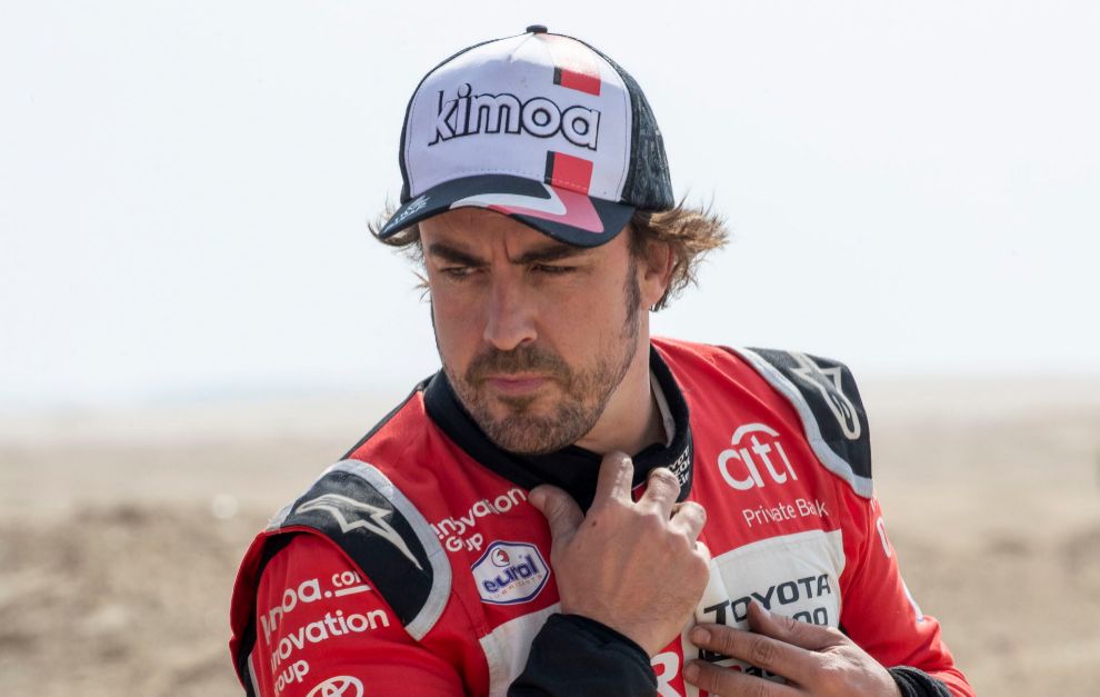 Fernando Alonso en el Dakar 2020. EFE/EPA/ANDRE PAIN