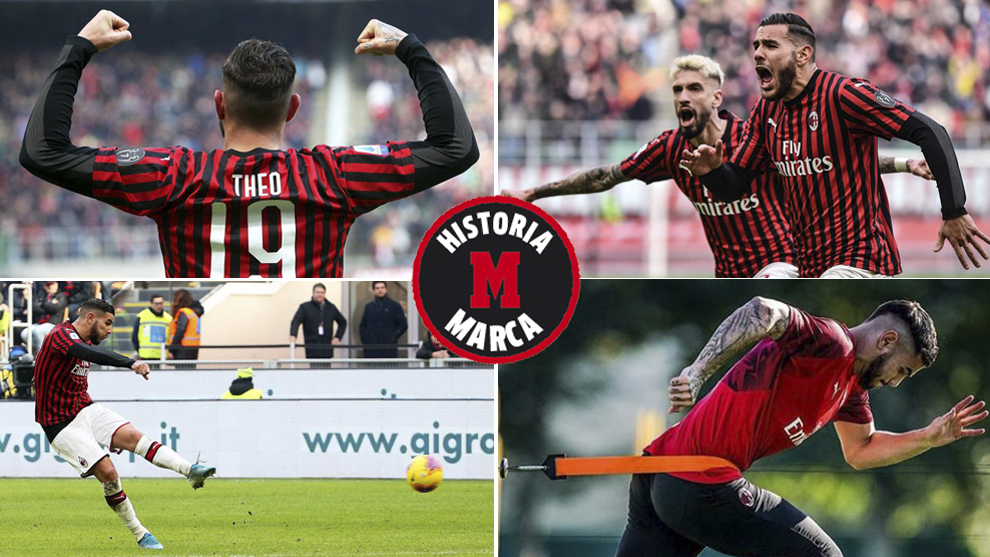 Los mejores momentos de Theo con la camiseta del Milan.