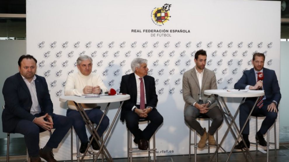 Fede Vidal, Venancio Lpez, Pedro Rocha, Paco Sedano y Luis Amado en...