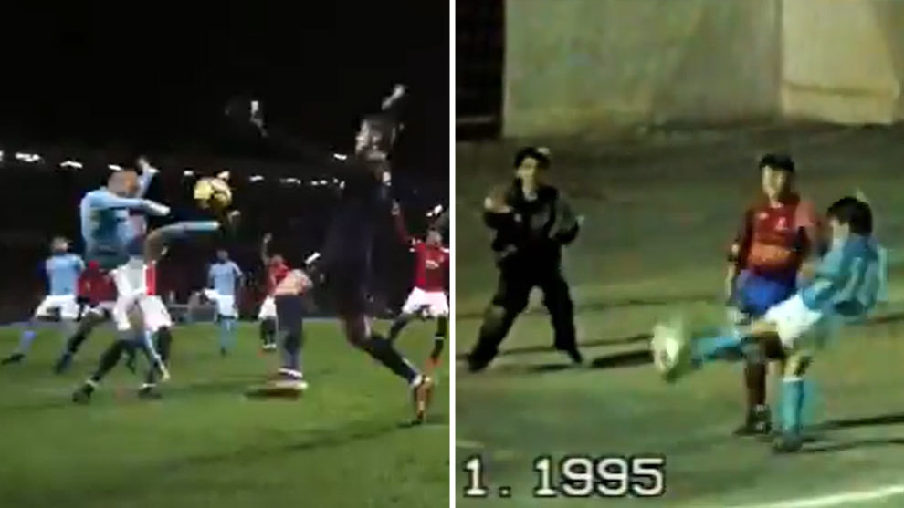 Los asombrosos goles clónicos de Silva... con 25 años de diferencia entre ambos
