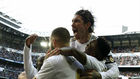 Mendy, Ramos y Vincius celebran con Benzema el decisivo gol del &apos;9&apos;...