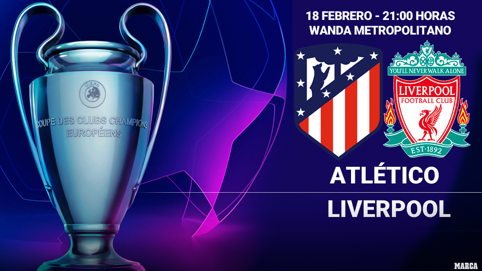 Champions League: Atlético de Madrid - Liverpool: horario, canal y