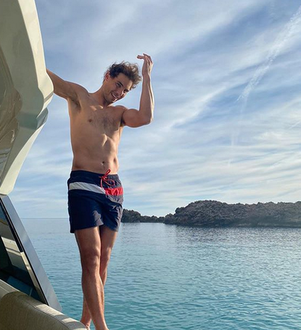 Rafa Nadal en Instagram: ""Por fin en casa! Febrero en Mallorca..."