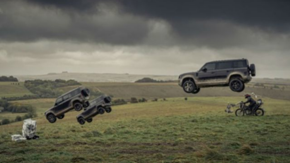 Instante del anuncio de Jaguar-Land Rover extrado del rodaje