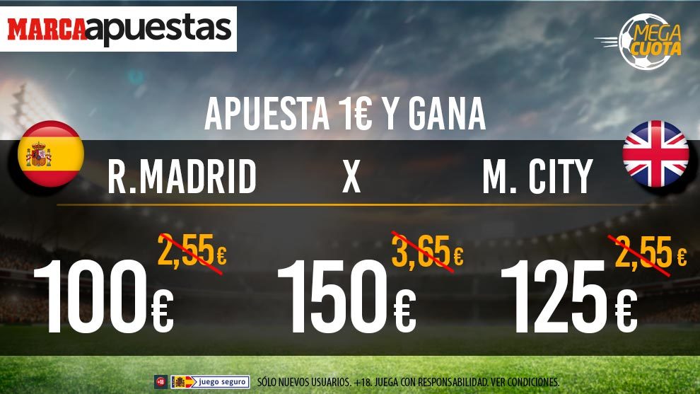 Apuesta real madrid manchester city