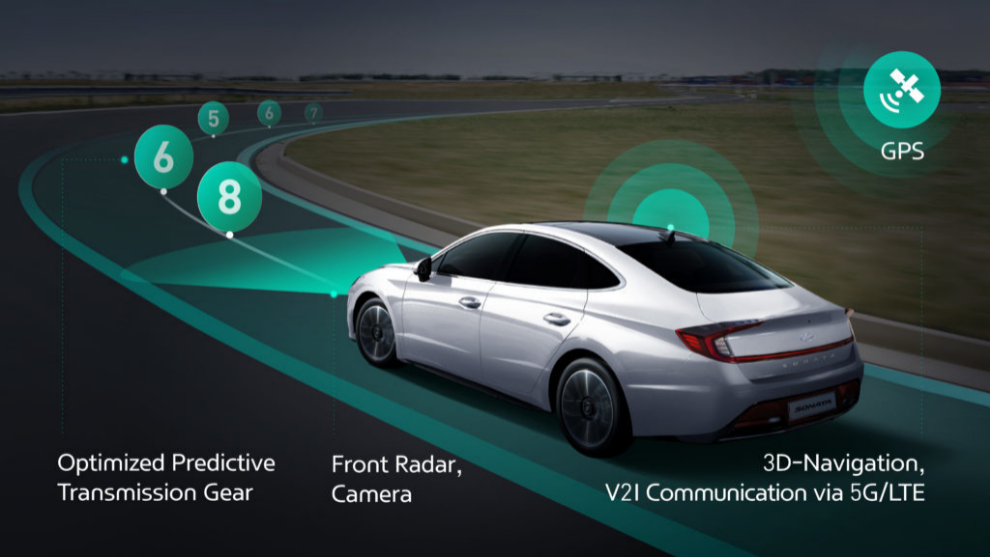 Un Hyundai Sonata en el &apos;teaser&apos; de esta innovacin, basada en GPS