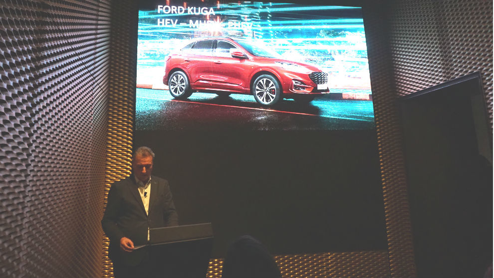 Jess Alonso, presidente de Ford Espaa, da cuenta de los planes de futuro de la marca.