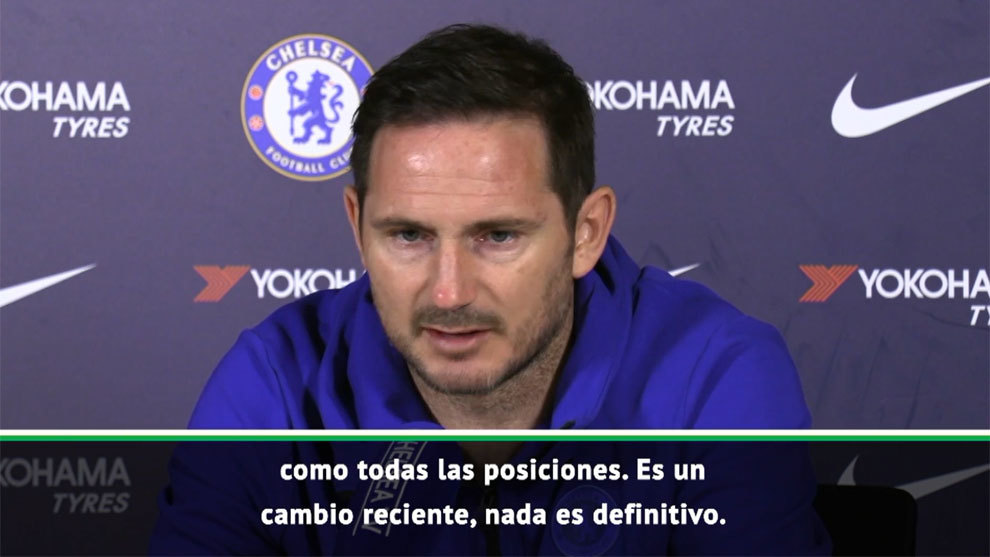 Lampard explica la situación de Kepa: "No es definitivo, las cosas pueden cambiar"