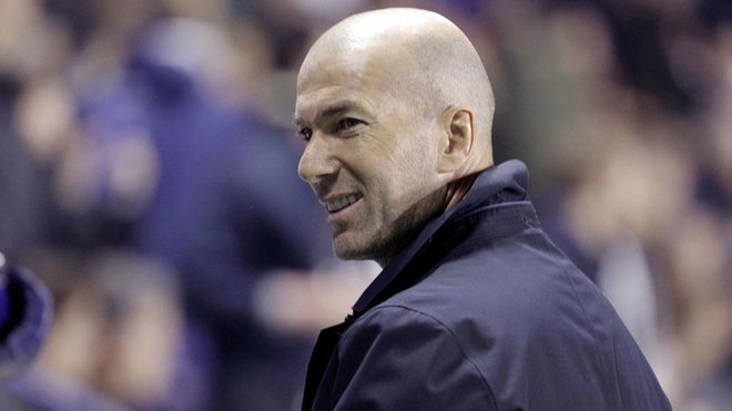 Zinedine Zidane, durante un partido de esta temporada