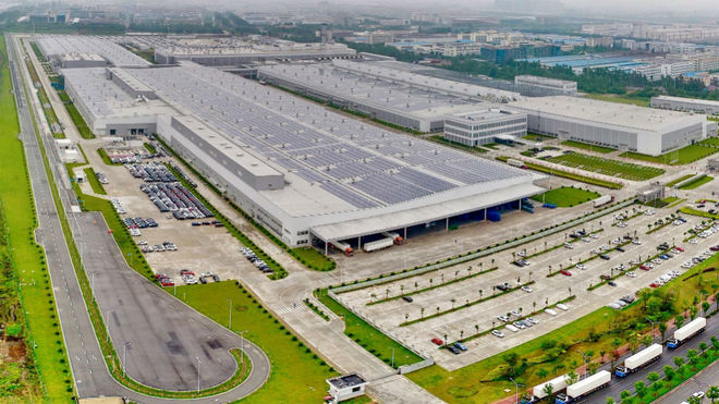 La fbrica de Volvo Cars en Luqiao (China).