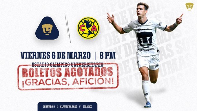Envolver estante flexible Partidos de hoy: Pumas vs América hoy en vivo: Horario y dónde ver el  partido de la jornada 9 de la Liga MX | MARCA Claro México