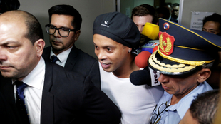 Ronaldinho, arrestado una vez ms en Paraguay.
