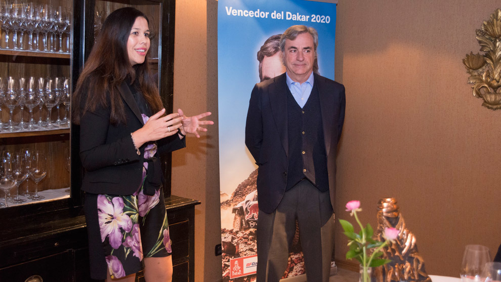 Carlos Sainz homenaje Dakar 2020