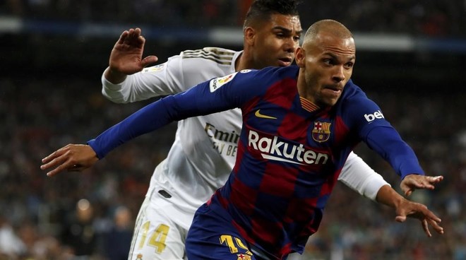 Braithwaite made a controversial move to Barcelona in January.