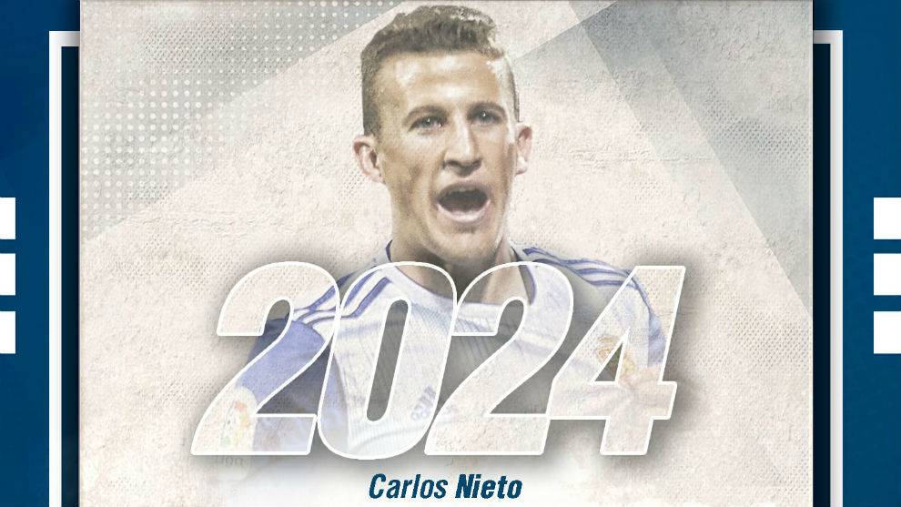 Carlos Nieto, zaragocista hasta 2024.