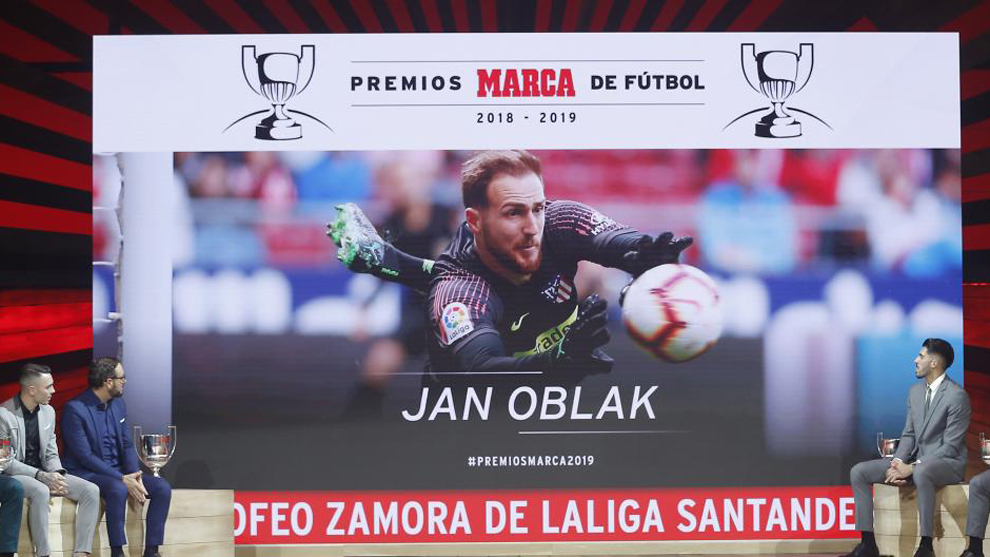 Oblak ha ganado los ltimos cuatro Trofeos Zamora de MARCA.