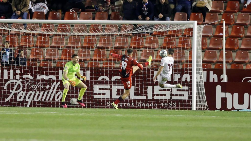 El gol que marc el Albacete al Rayo en el Belmonte