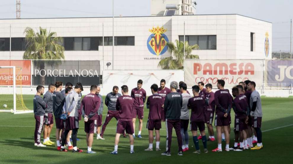 Imagen de archivo de un entrenamiento del Villarreal.