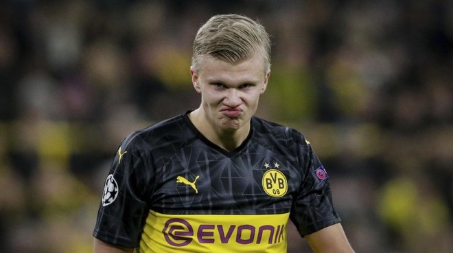 Erling Haaland, en un partido con el Borussia Dortmund