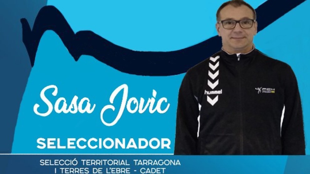 Sasa Jovic, tcnico del Amposta de D.H. Plata y seleccionador...
