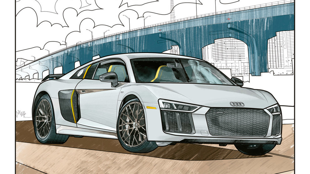 Audi: El libro para colorear de Audi con el que entretener a los niños  durante el estado de alarma 