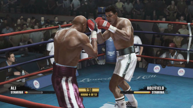Combate virtual Ali vs Holyfield.