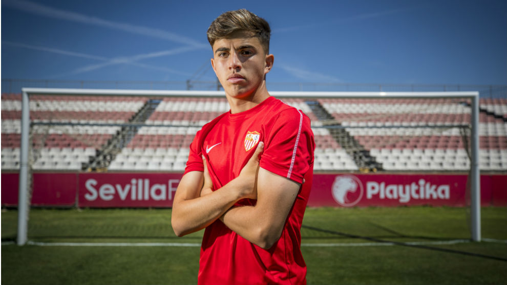 Antonio Zarzana (18), jugador del Sevilla Atltico.