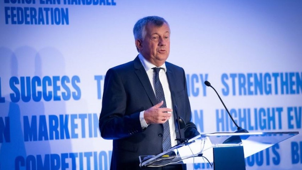 Michael Wiederer, presidente de la Federacin Europea de Balonmano /