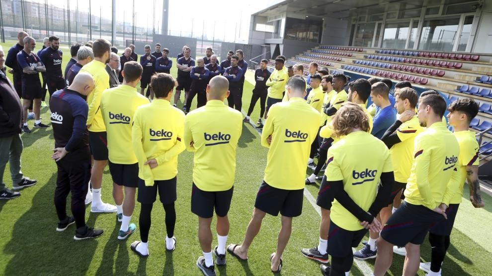 Jugadores del Barcelona