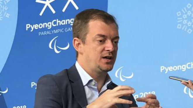 Andrew Parsons, presidente del Comit Paralmpico Internacional.