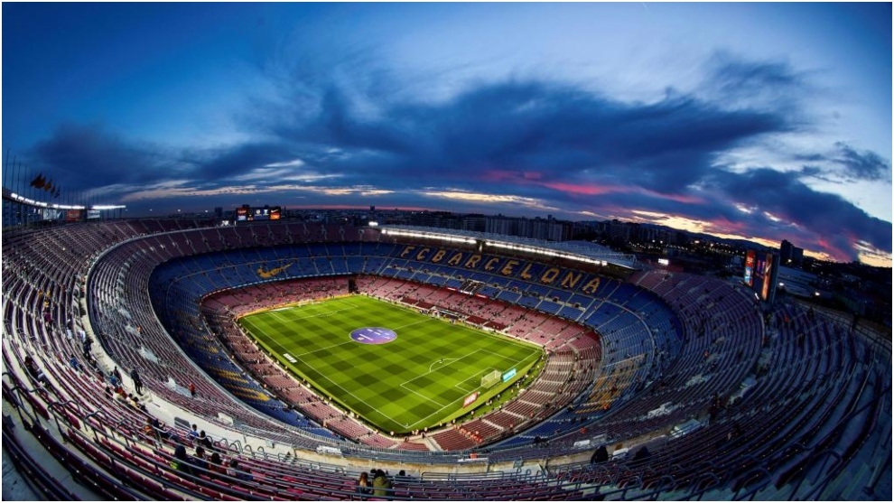 Vista panormica del Camp Nou.