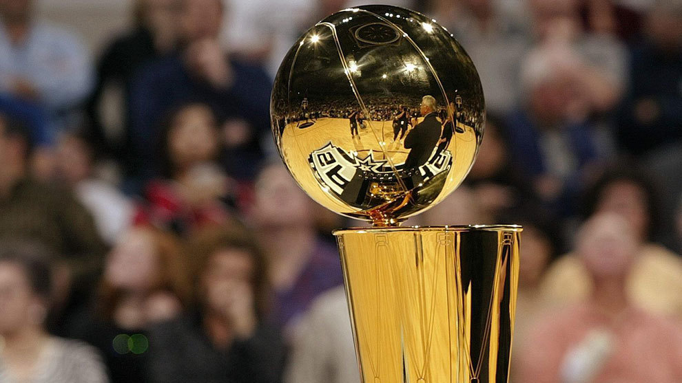 Imagen del trofeo de campen de la NBA