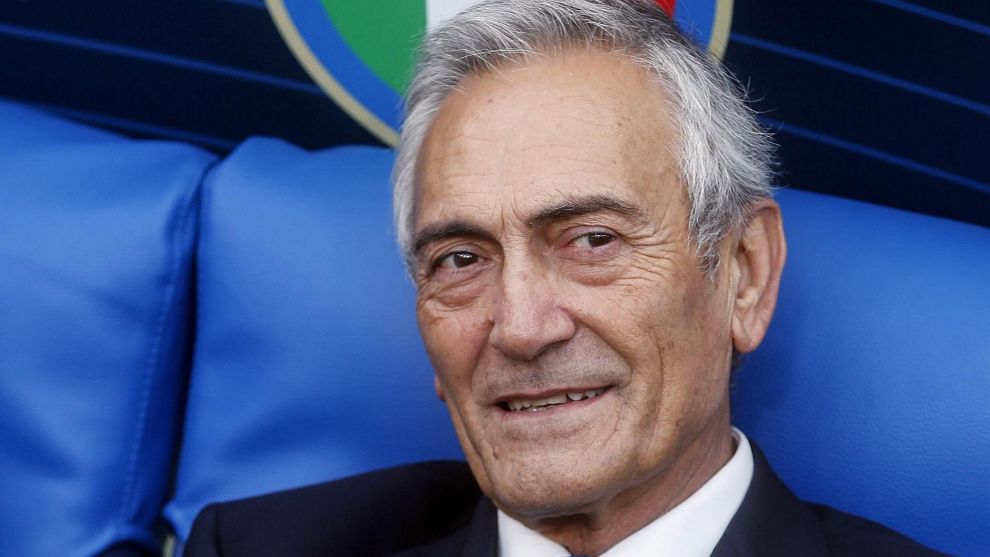 Gabriele Gravina, presidente de la Federacin Italiana de Ftbol.