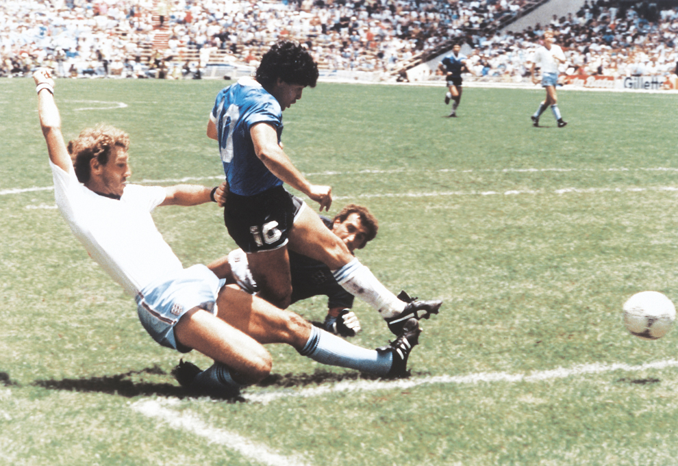 Segundo gol de Maradona a Inglaterra en el Mundial de 1986