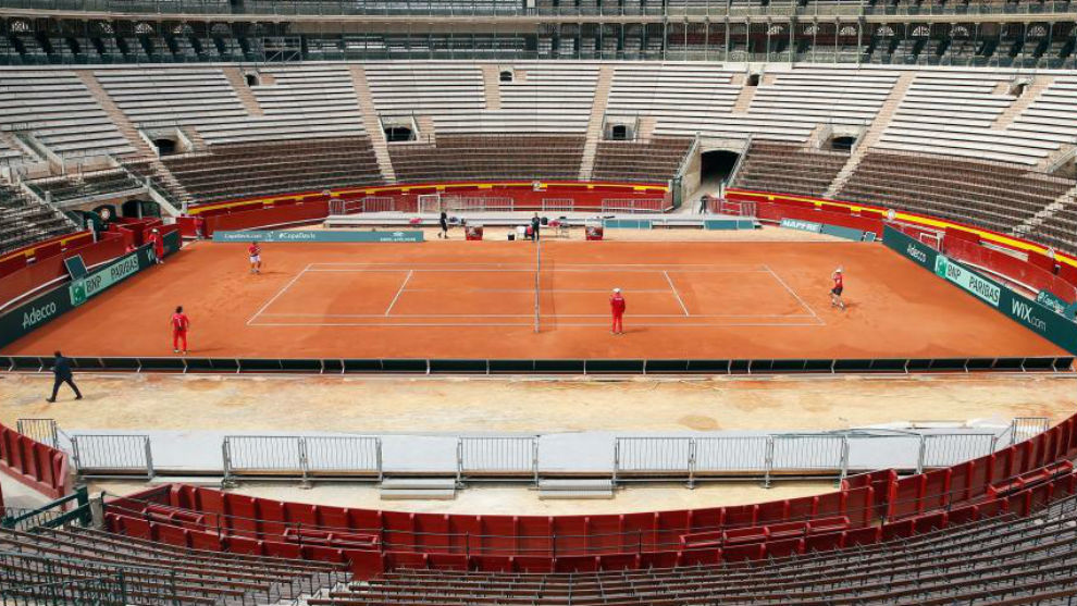 La Plaza de Toros de Valencia en la Copa Davis de 2018
