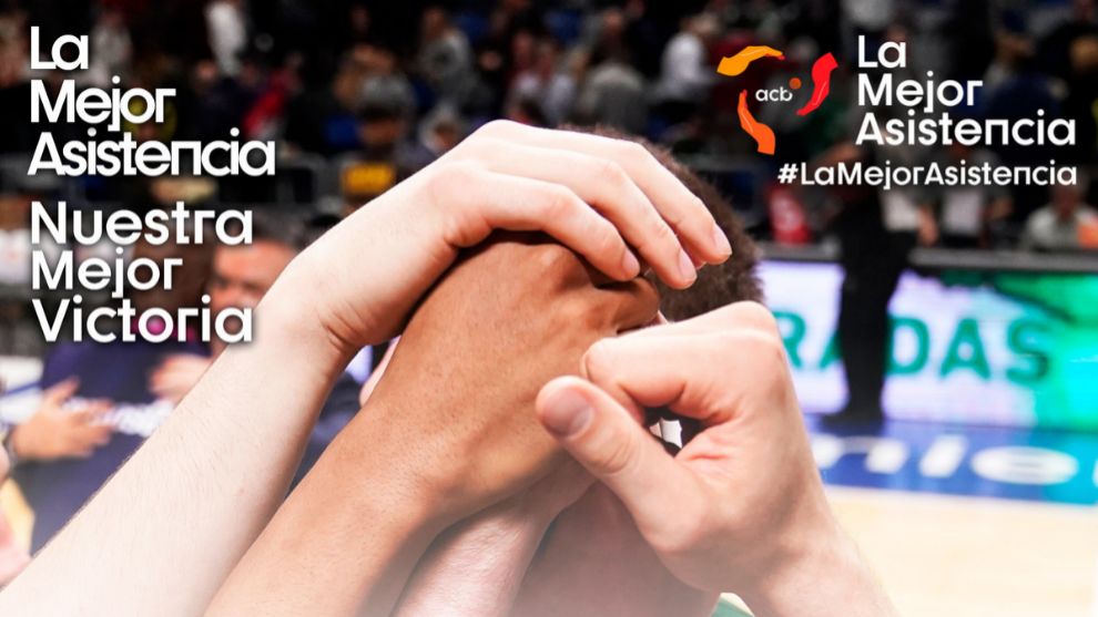 El lema de la ACB en esta campaa: #LaMejorAsistencia para...