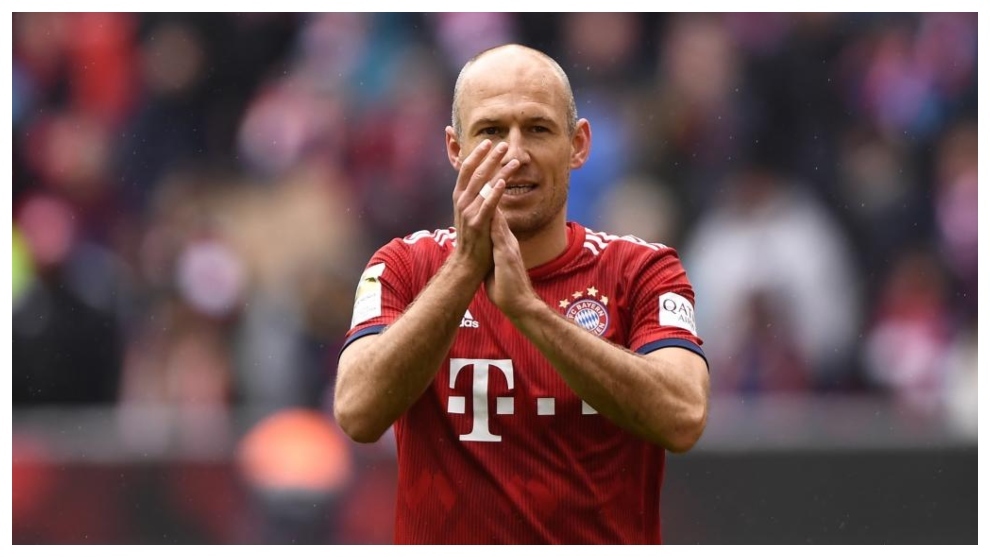 Robben, con el Bayern.