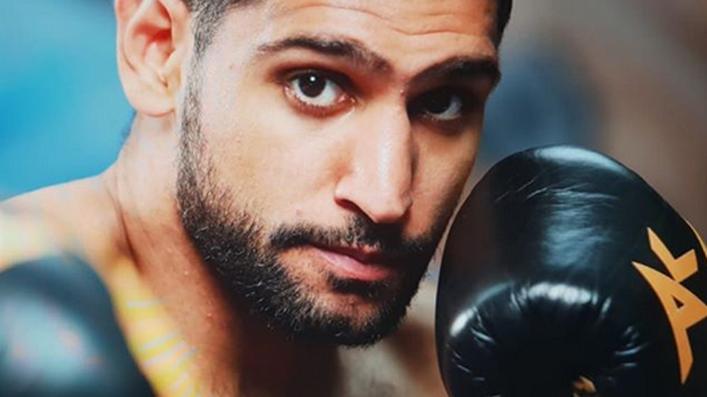 El boxeador ingls Amir Khan