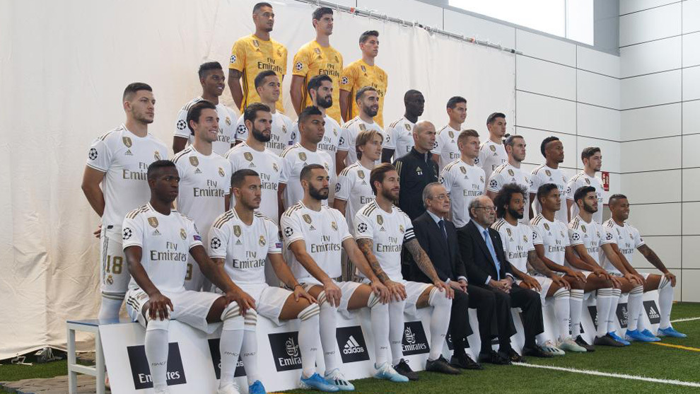 Foto oficial del Real Madrid de esta temporada