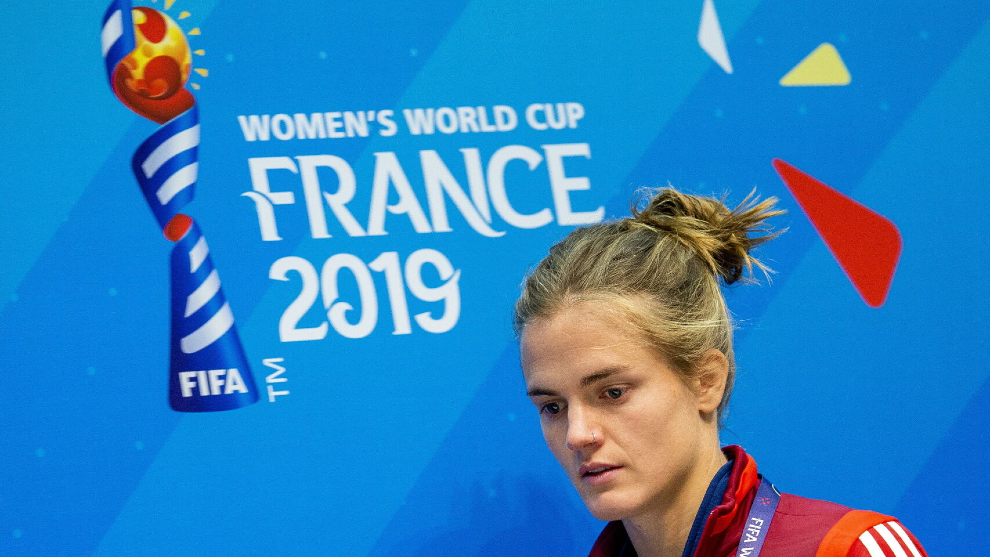 Irene Paredes durante el Mundial de Francia 2019.