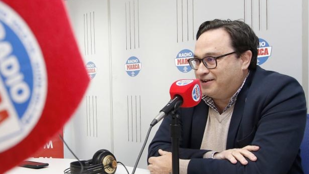 Javier Fernndez, en una entrevista en radio MARCA